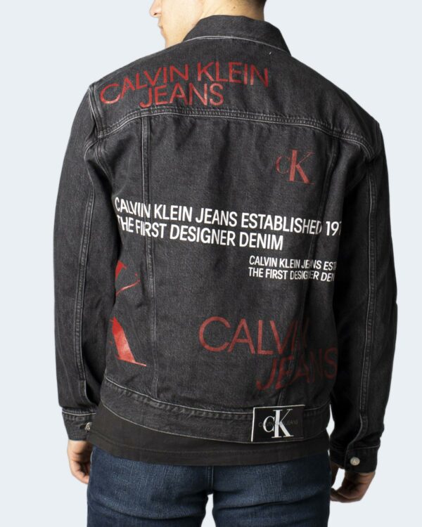 Giacchetto Calvin Klein Jeans STAMPA LOGO Nero - Foto 2