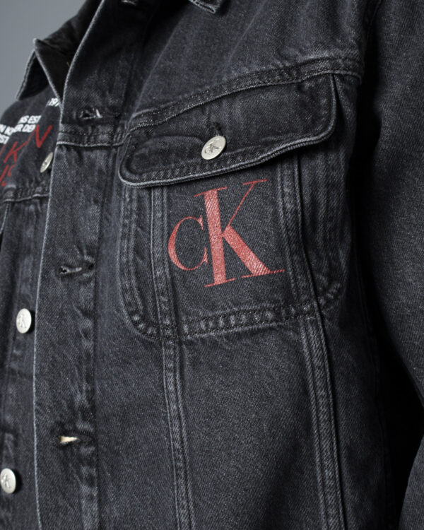 Giacchetto Calvin Klein Jeans STAMPA LOGO Nero - Foto 5