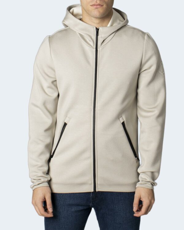 Giacchetto Hox DOUBLE JERSEY HOODED FULL ZIP Grigio - Foto 1