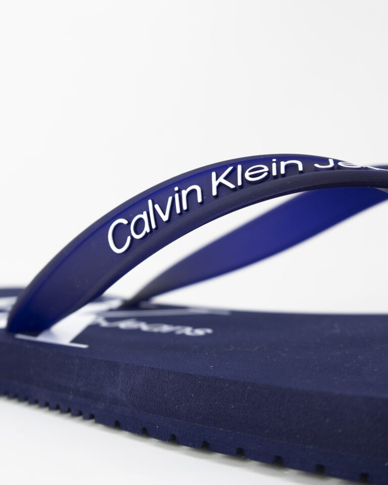 Infradito Calvin Klein Jeans BEACH Blu - Foto 4