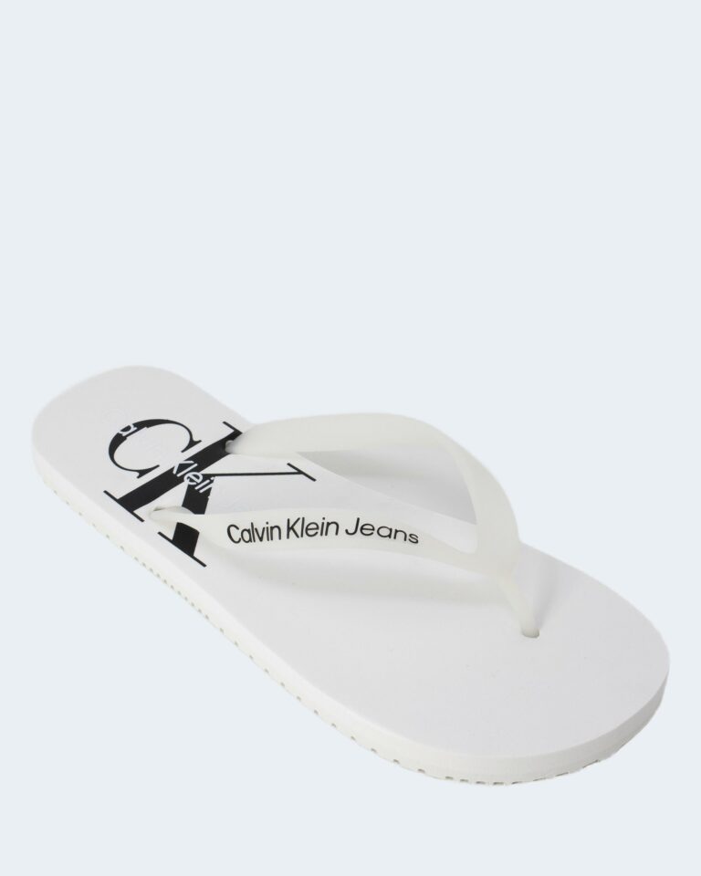 Infradito Calvin Klein Jeans BEACH Panna - Foto 2