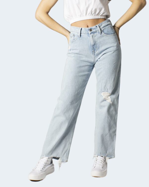 Jeans slim Tommy Hilfiger Jeans BETSY MR LOOSE BF701 Denim chiaro - Foto 4