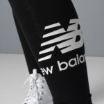 Leggings New Balance Essentials Stacked Nero - Foto 4