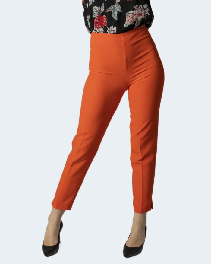 Pantaloni a sigaretta Hanny Deep FABRIS ZIP LATO Arancione – 86052