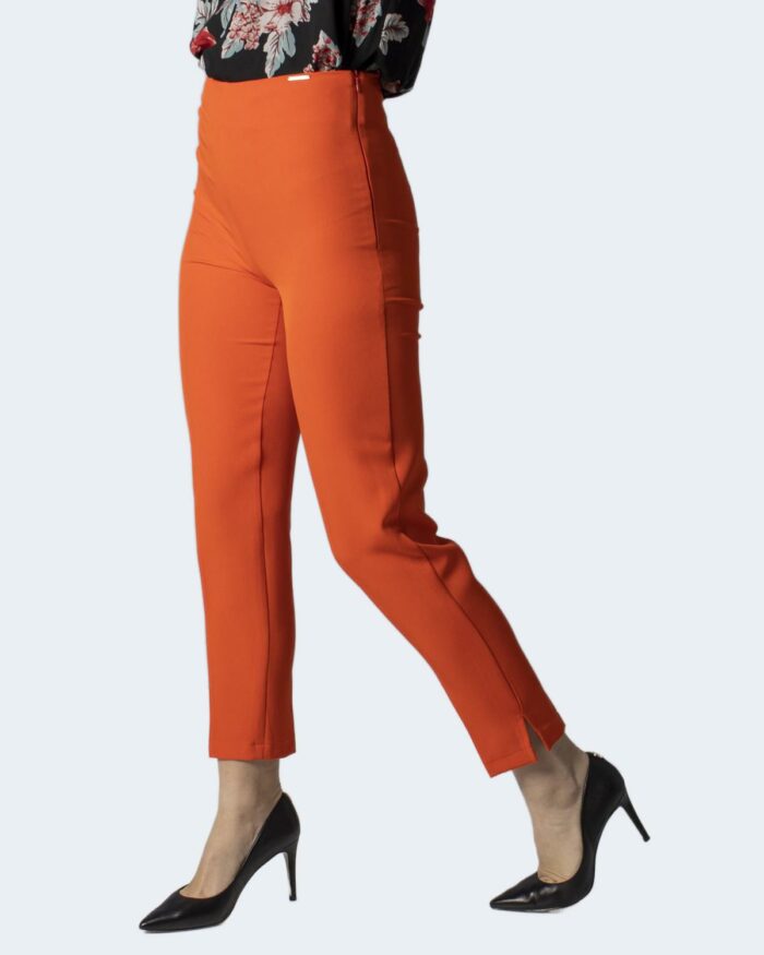 Pantaloni a sigaretta Hanny Deep FABRIS ZIP LATO Arancione – 86052