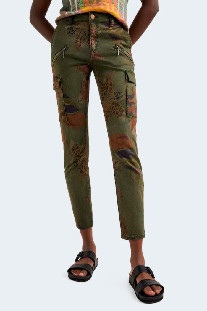Pantaloni Desigual PANT TROPI Verde Oliva – 86689