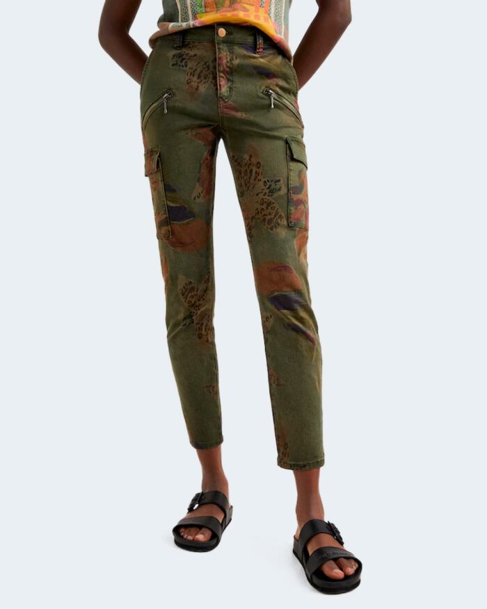 Pantaloni Desigual PANT TROPI Verde Oliva – 86689