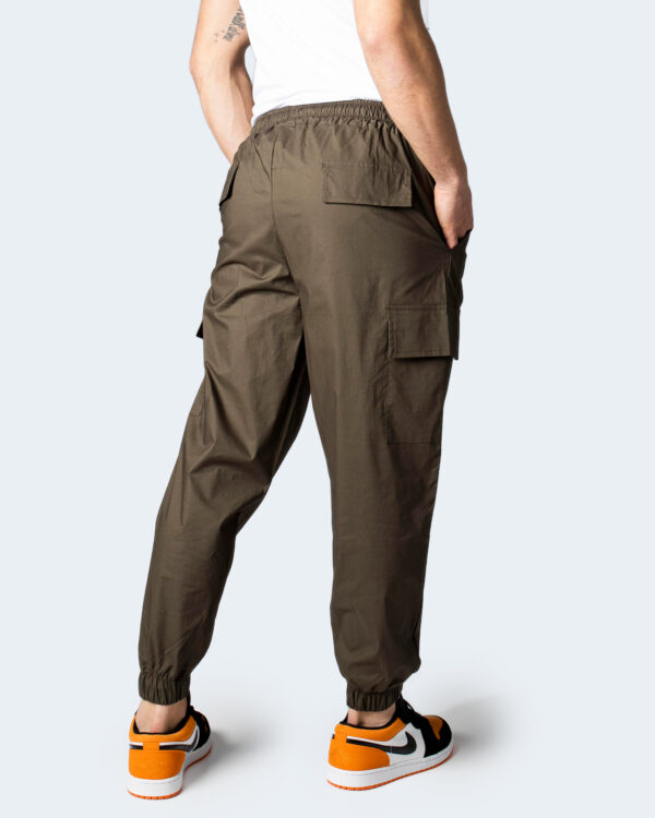 Pantaloni con cavallo basso Hydra Clothing CARGO Verde Scuro - Foto 2