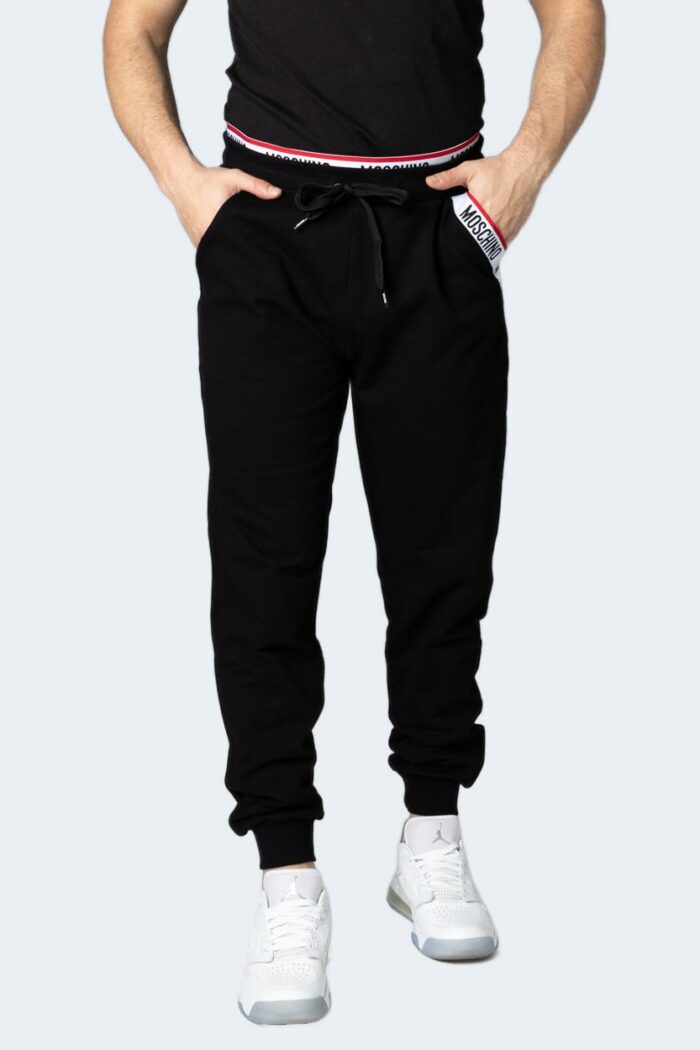 Pantaloni sportivi Moschino Underwear STRETCH FLEECE Nero – 86251