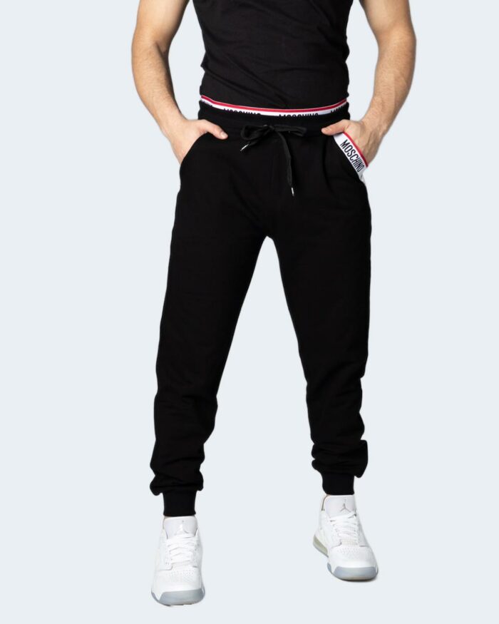 Pantaloni sportivi Moschino Underwear STRETCH FLEECE Nero – 86251