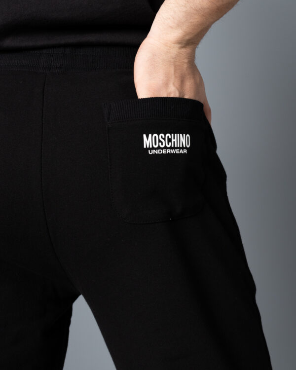Pantaloni sportivi Moschino Underwear STRETCH FLEECE Nero - Foto 5