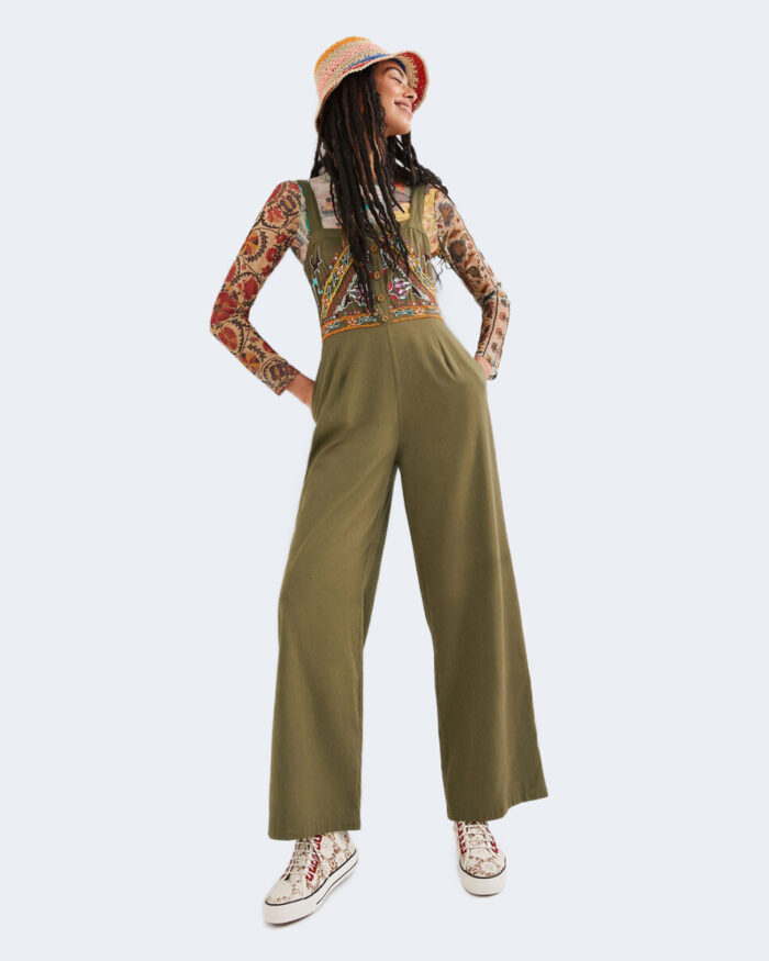 Salopette pantaloni Desigual PANT PAULA Verde – 83175