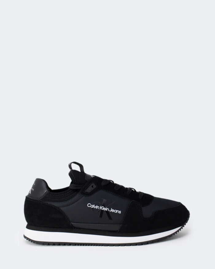 Sneakers Calvin Klein RUNNER SOCK LACEUP Black-White – 72005