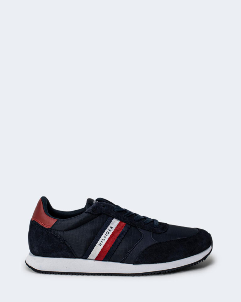 Sneakers Tommy Hilfiger RUNNER LO MIX RIPSTOP Blu - Foto 1