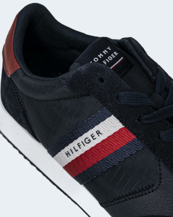 Sneakers Tommy Hilfiger RUNNER LO MIX RIPSTOP Blu - Foto 4