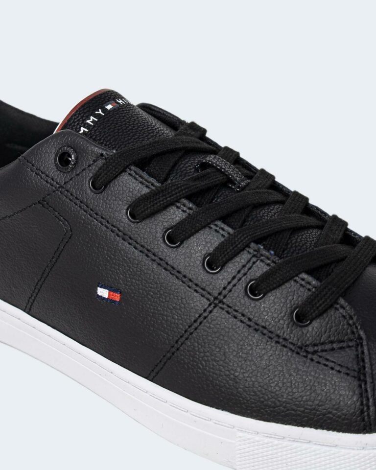 Sneakers Tommy Hilfiger ESSENTIAL LEATHER Nero - Foto 4