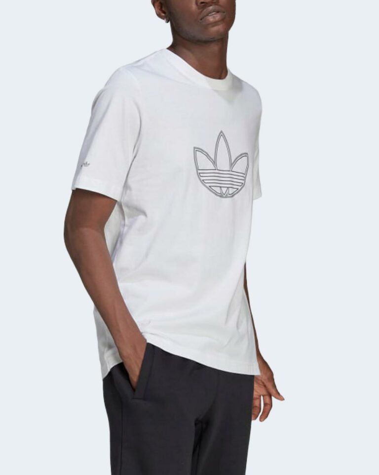 T-shirt Adidas OUTLINE LOGO T Bianco - Foto 3
