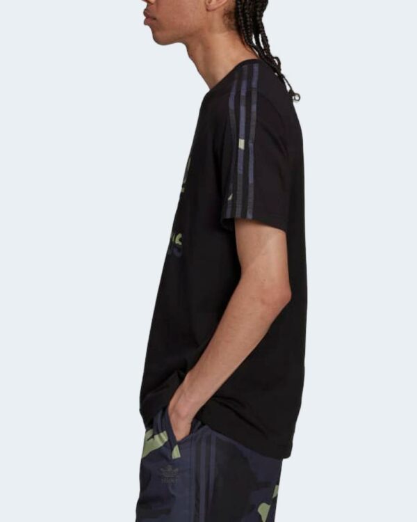 T-shirt Adidas Camo Infill Tee Nero - Foto 2