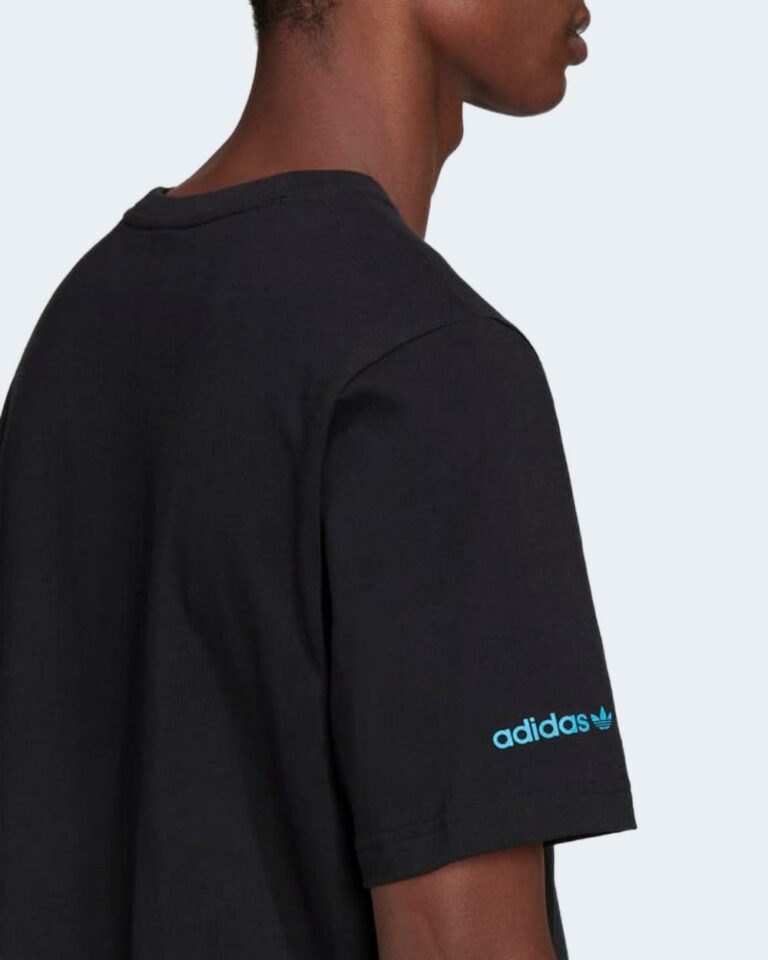 T-shirt Adidas OUTLINE LOGO T Nero - Foto 5