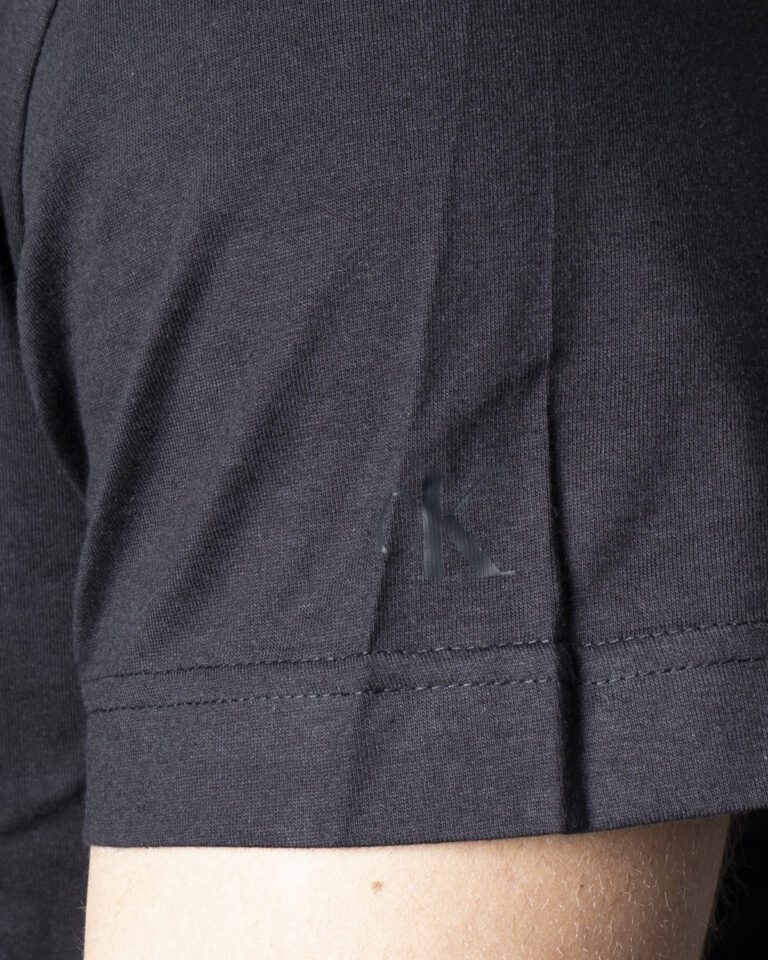T-shirt Calvin Klein Jeans ARCHIVAL MONOGRAM Nero - Foto 4