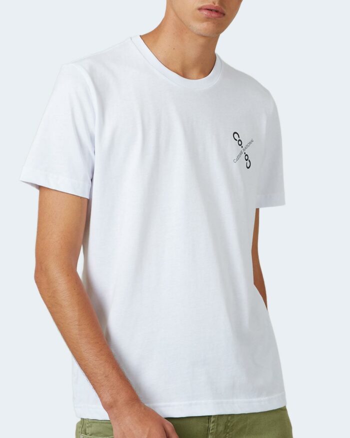 T-shirt Costume National LOGO TINTA UNITA Bianco – 86212