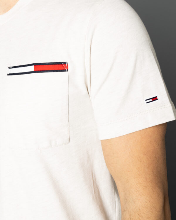 T-shirt Tommy Hilfiger Jeans TJM ESSENTIAL FLAG P Beige - Foto 3