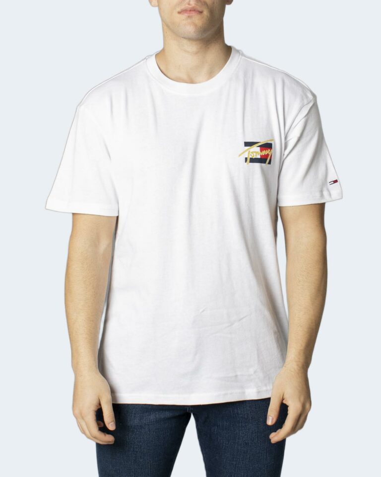 T-shirt Tommy Hilfiger Jeans TJM SS VINTAGE CIRCULAR TEE Bianco - Foto 1