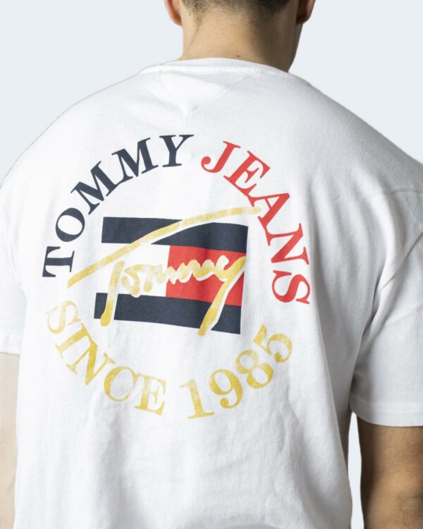 T-shirt Tommy Hilfiger Jeans TJM SS VINTAGE CIRCULAR TEE Bianco - Foto 3