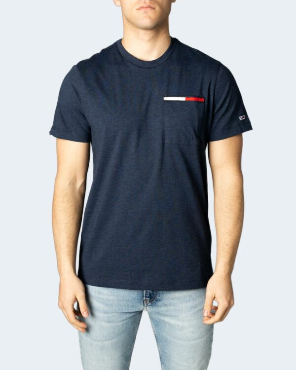 T-shirt Tommy Hilfiger Jeans TJM ESSENTIAL FLAG P Blu - Foto 1