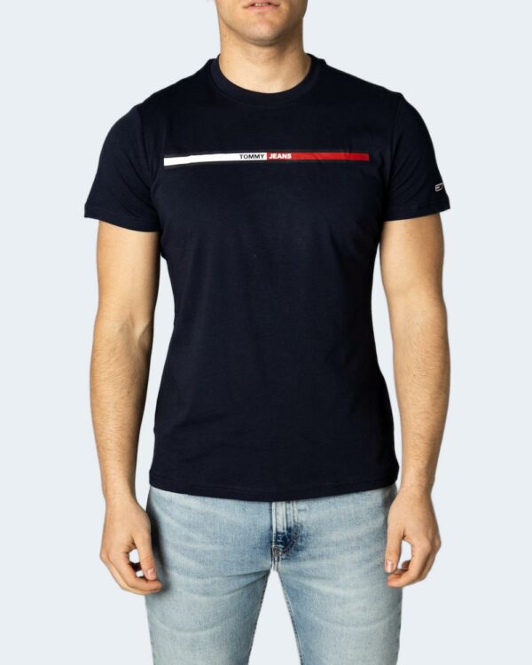 T-shirt Tommy Hilfiger Jeans TJM ESSENTIAL FLAG T Blu - Foto 1