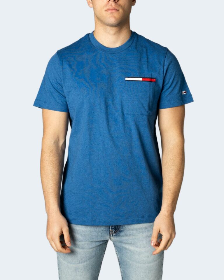 T-shirt Tommy Hilfiger Jeans TJM ESSENTIAL FLAG P Blu marine - Foto 1
