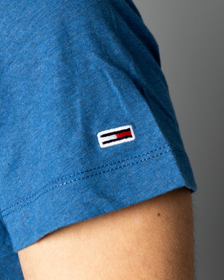 T-shirt Tommy Hilfiger Jeans TJM ESSENTIAL FLAG P Blu marine - Foto 3