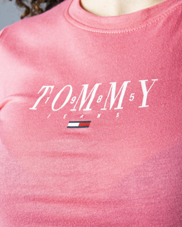 T-shirt Tommy Hilfiger Jeans TJW SKINNY ESSENTIAL Rosa - Foto 3