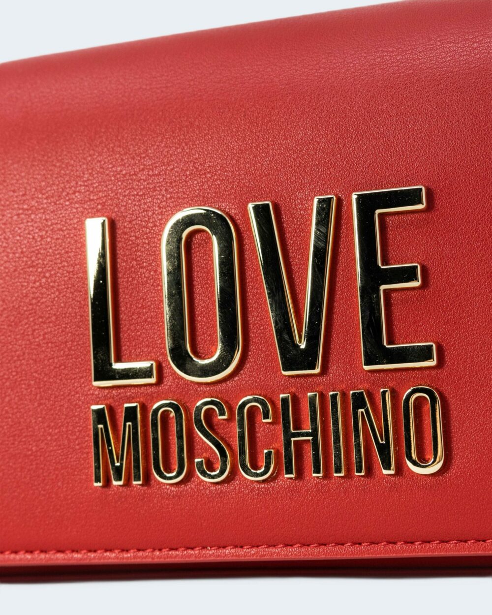 Borsa Love Moschino LOGO ORO Rosso - Foto 3