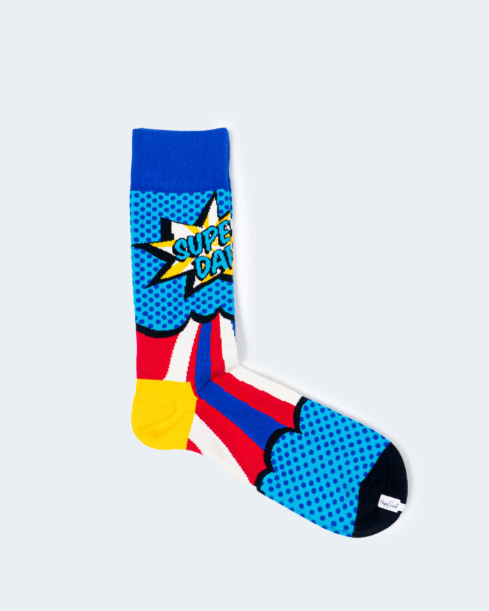 Calzini Lunghi Happy Socks SUPER DAD SOCK Viola – 54908