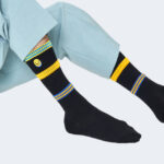 Calzini Lunghi Happy Socks COLORS CUFF THIN CREW SOCK Nero - Foto 1