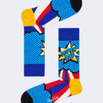 Calzini Lunghi Happy Socks 3-PCK SUPER DAD SOCKS GIFT SET Rosso - Foto 4