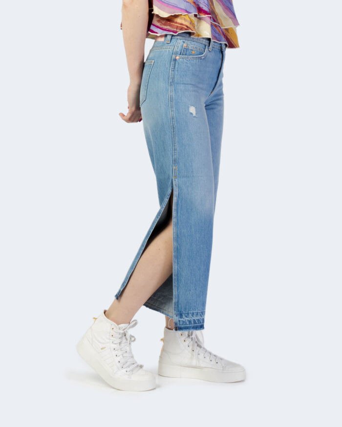 Jeans larghi Only ONLSOPHIE LIFE MW WIDE A SLIT DNM ACT Blue Denim – 80709
