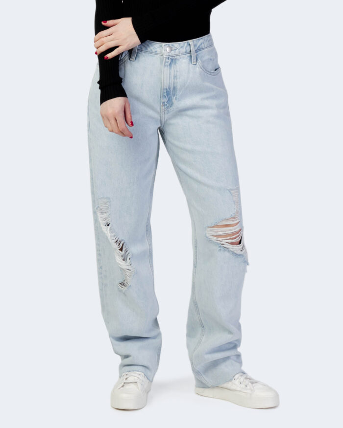 Jeans slim Calvin Klein 90s STRAIGHT Denim chiaro – 80913