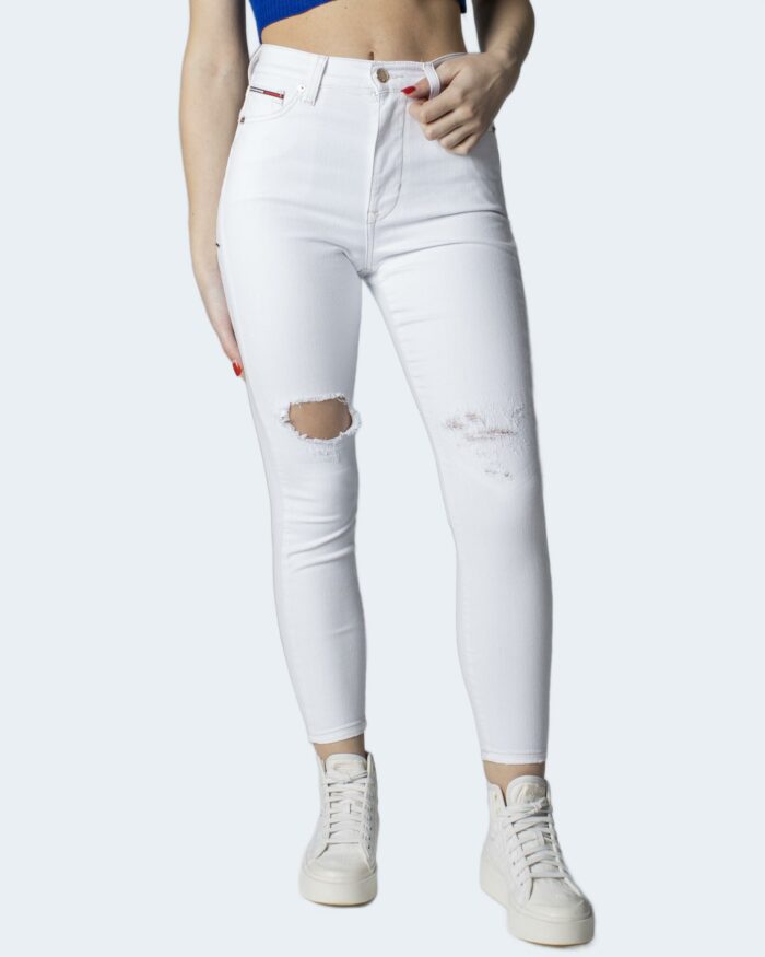 Jeans slim Tommy Hilfiger SYLVIA HR SPR SKNY A Bianco – 81204