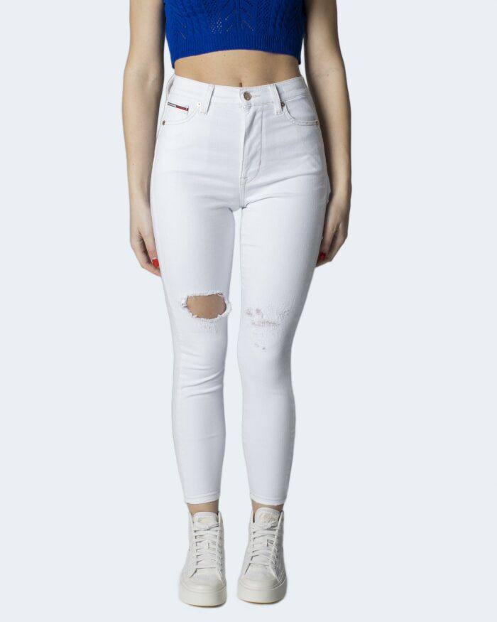 Jeans slim Tommy Hilfiger SYLVIA HR SPR SKNY A Bianco – 81204