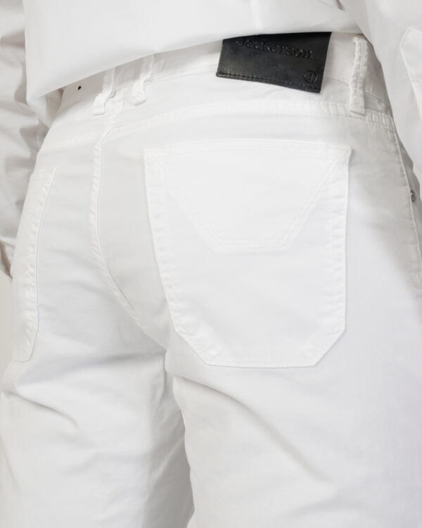 Pantaloni slim Jeckerson DRILL Bianco - Foto 3