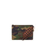 Pochette Sprayground SHARK SHAPE CHECK POCHETTE Verde - Foto 1