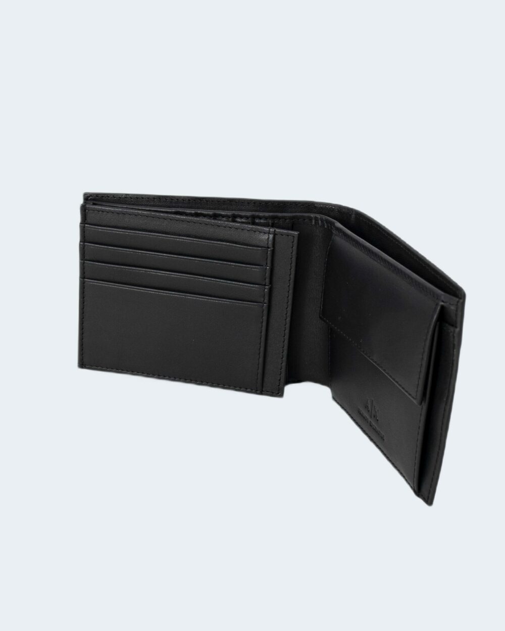 Portafoglio con portamonete Armani Exchange TRIFOLD W/CREDIT CARD-COIN PCK Nero - Foto 3