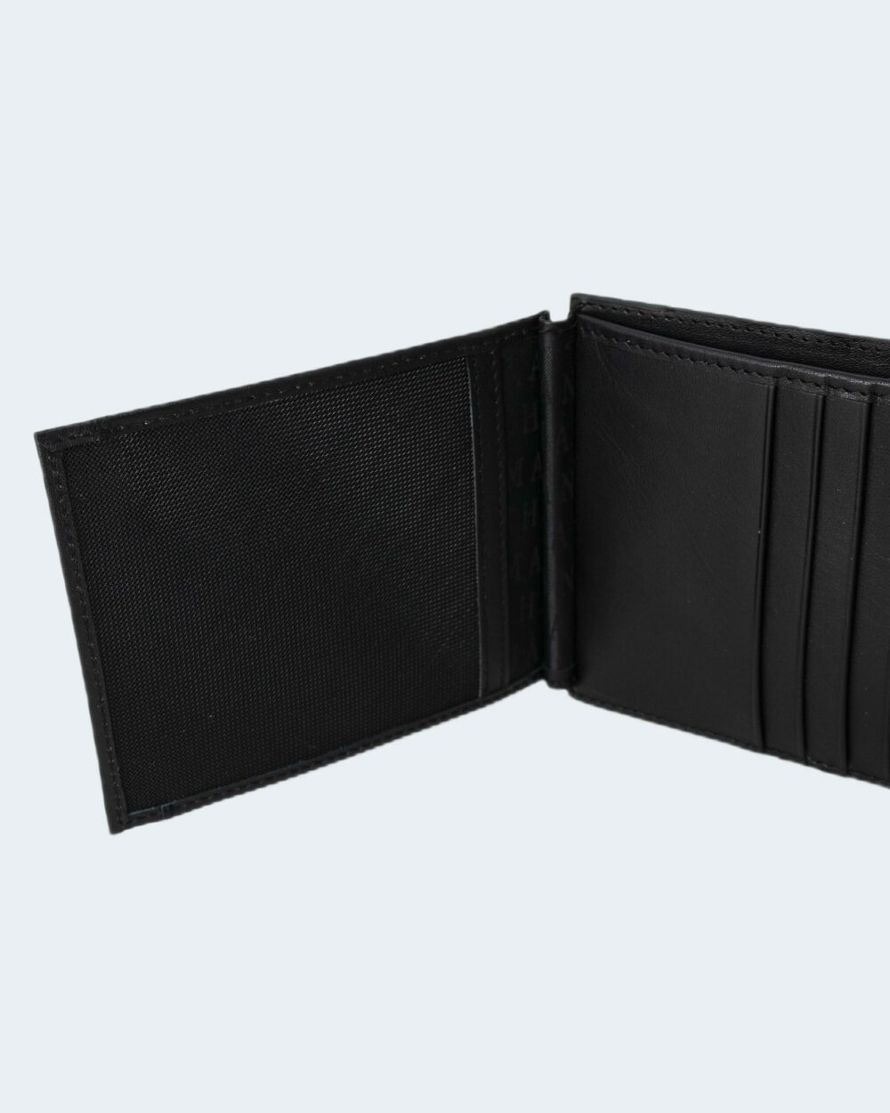 Portafoglio con portamonete Armani Exchange TRIFOLD W/CREDIT CARD-COIN PCK Nero - Foto 4