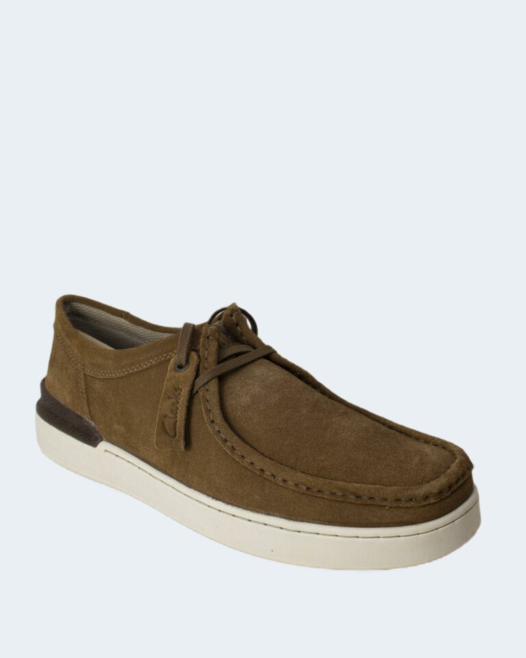 Sneakers Clarks COURT LITE WALLY Cuoio - Foto 3