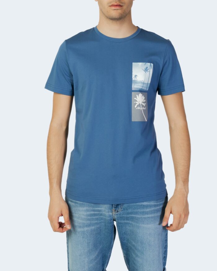 T-shirt Antony Morato STAMPA PALMA SLIM FIT Blu marine – 82769