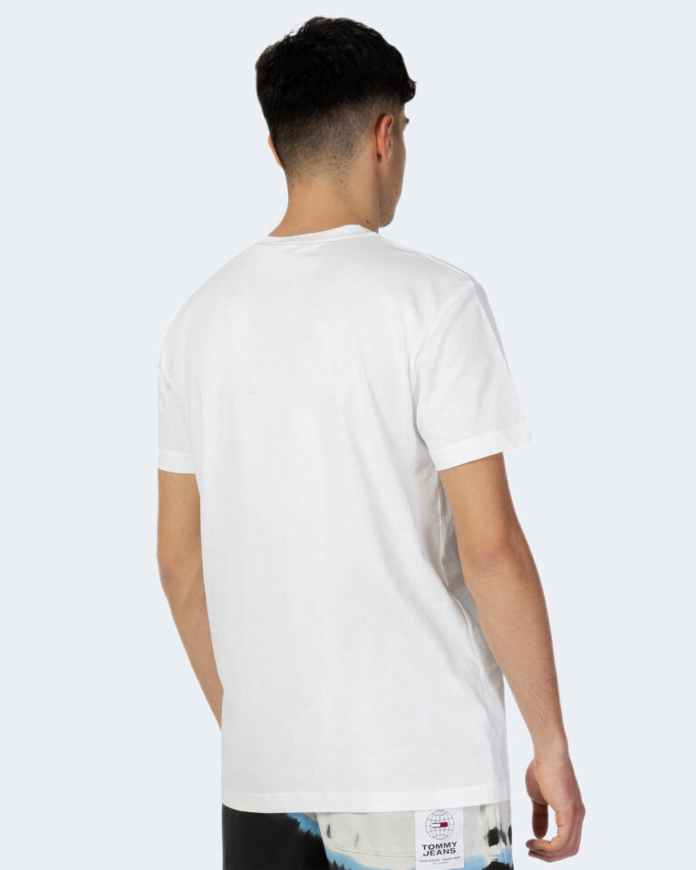 T-shirt Calvin Klein Jeans DYNAMIC CK CONTRAST Bianco - Foto 5