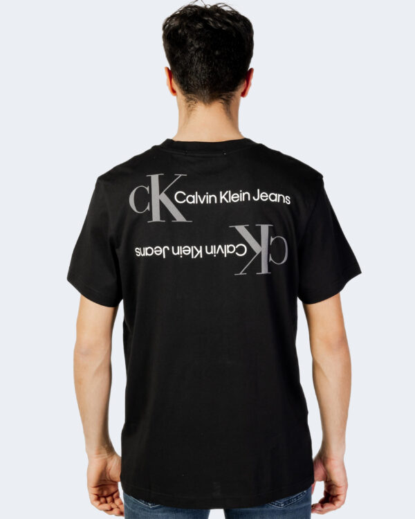T-shirt Calvin Klein Jeans URBAN CK BACK GRAPHI Nero - Foto 3