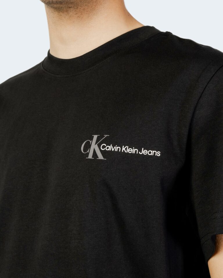 T-shirt Calvin Klein Jeans URBAN CK BACK GRAPHI Nero - Foto 4